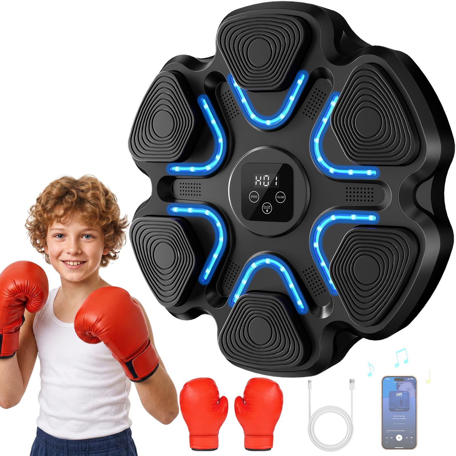 Music Boxing Machine for Kids wall mounted unit