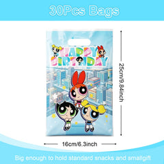 Power Girls Gift Bags 30pcs biodegradable material MUSNOW