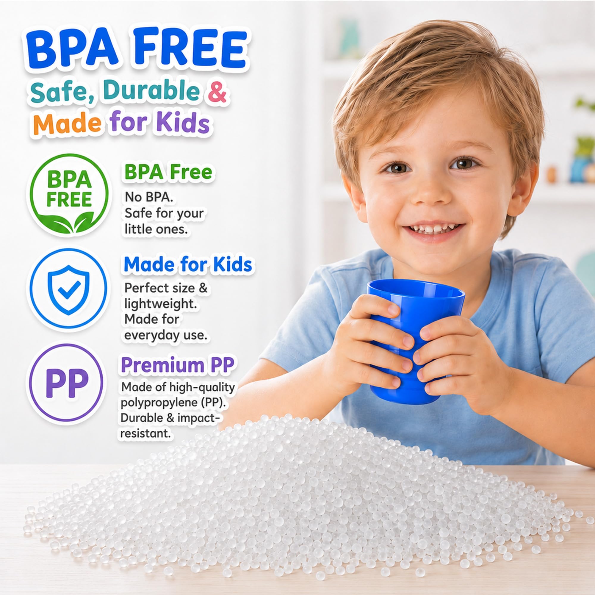 Pack of 12 Muulaii kids cups arranged in color variety