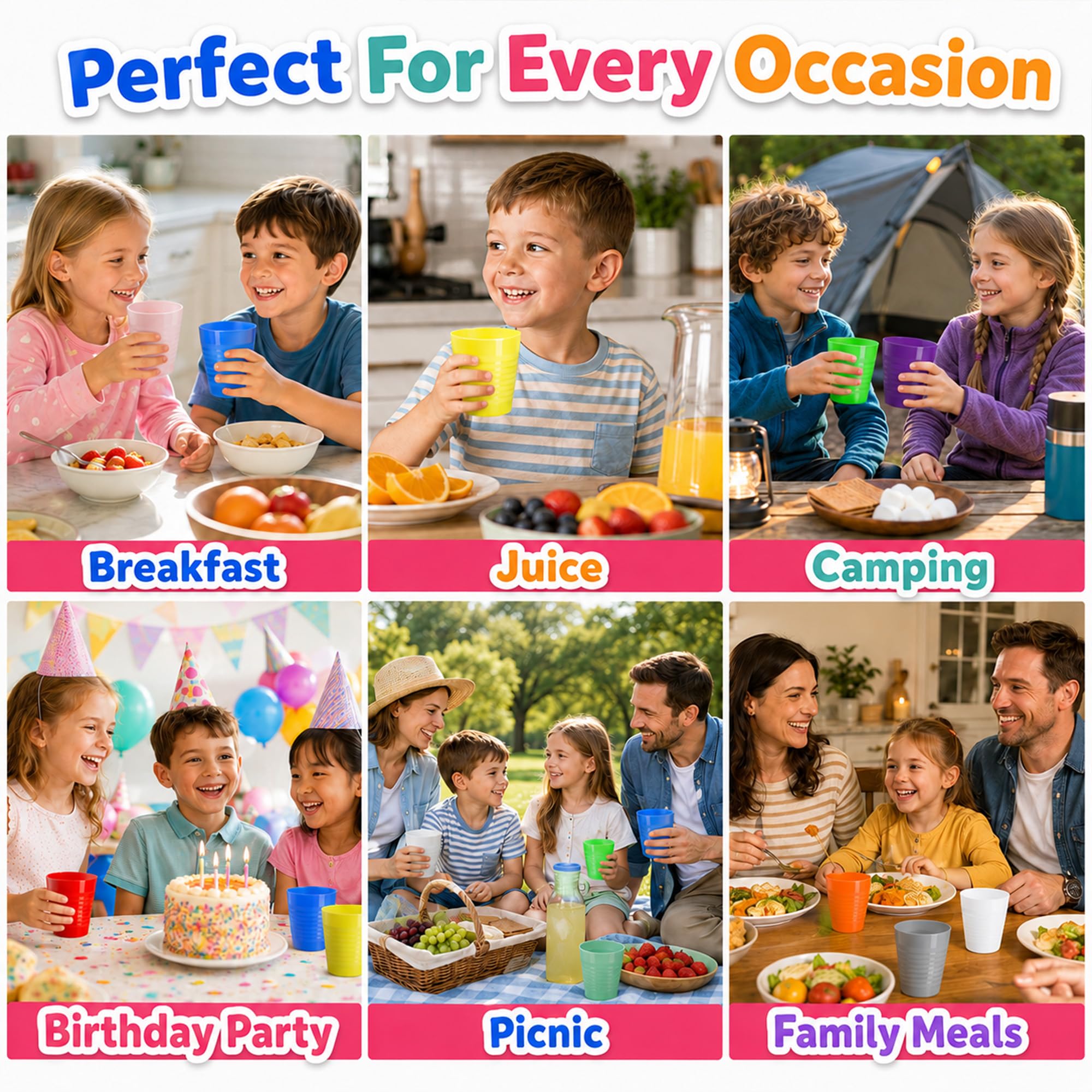 Gift-ready Muulaii kids cups set 12 color assortment