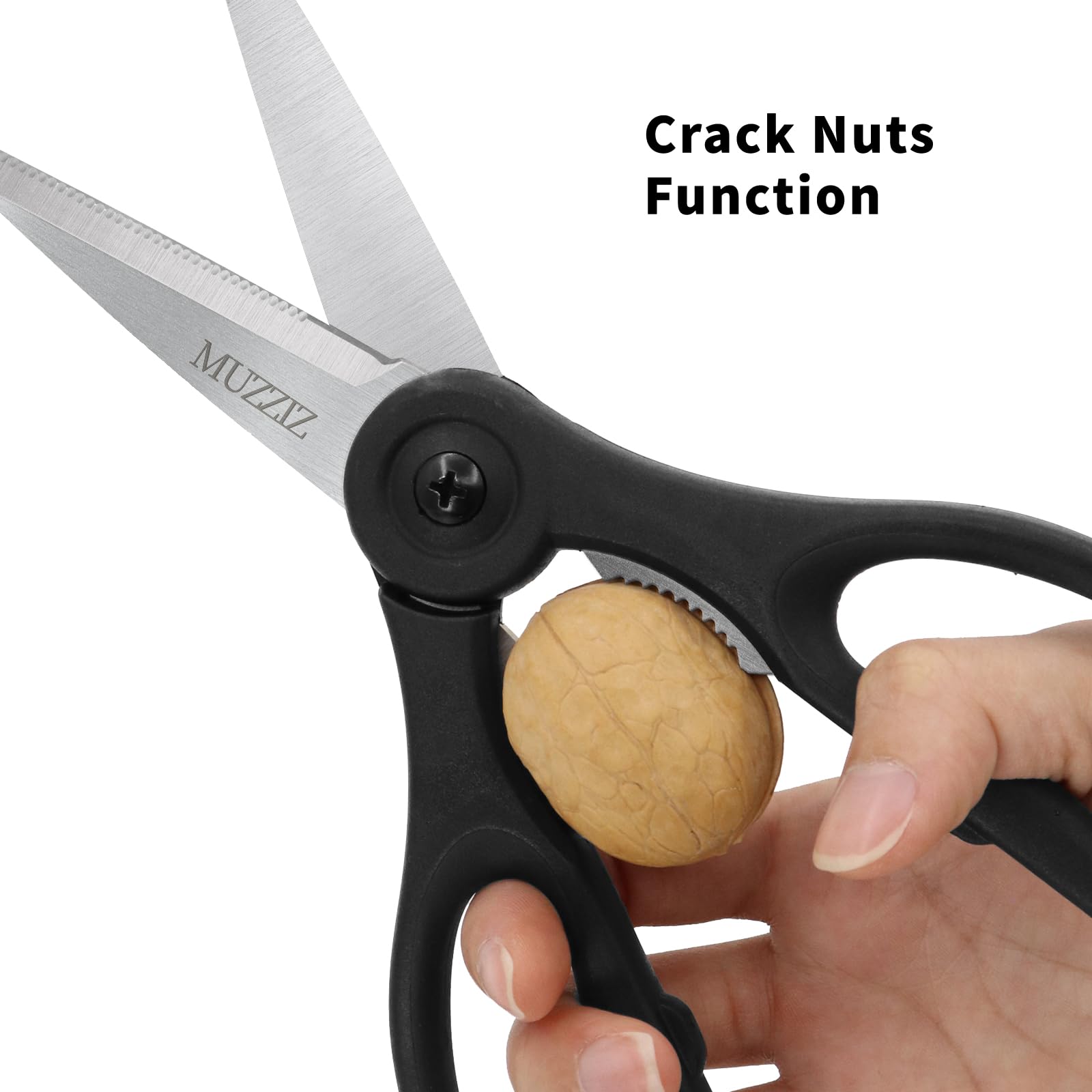 Muzziz All Purpose kitchen scissors compact and versatile