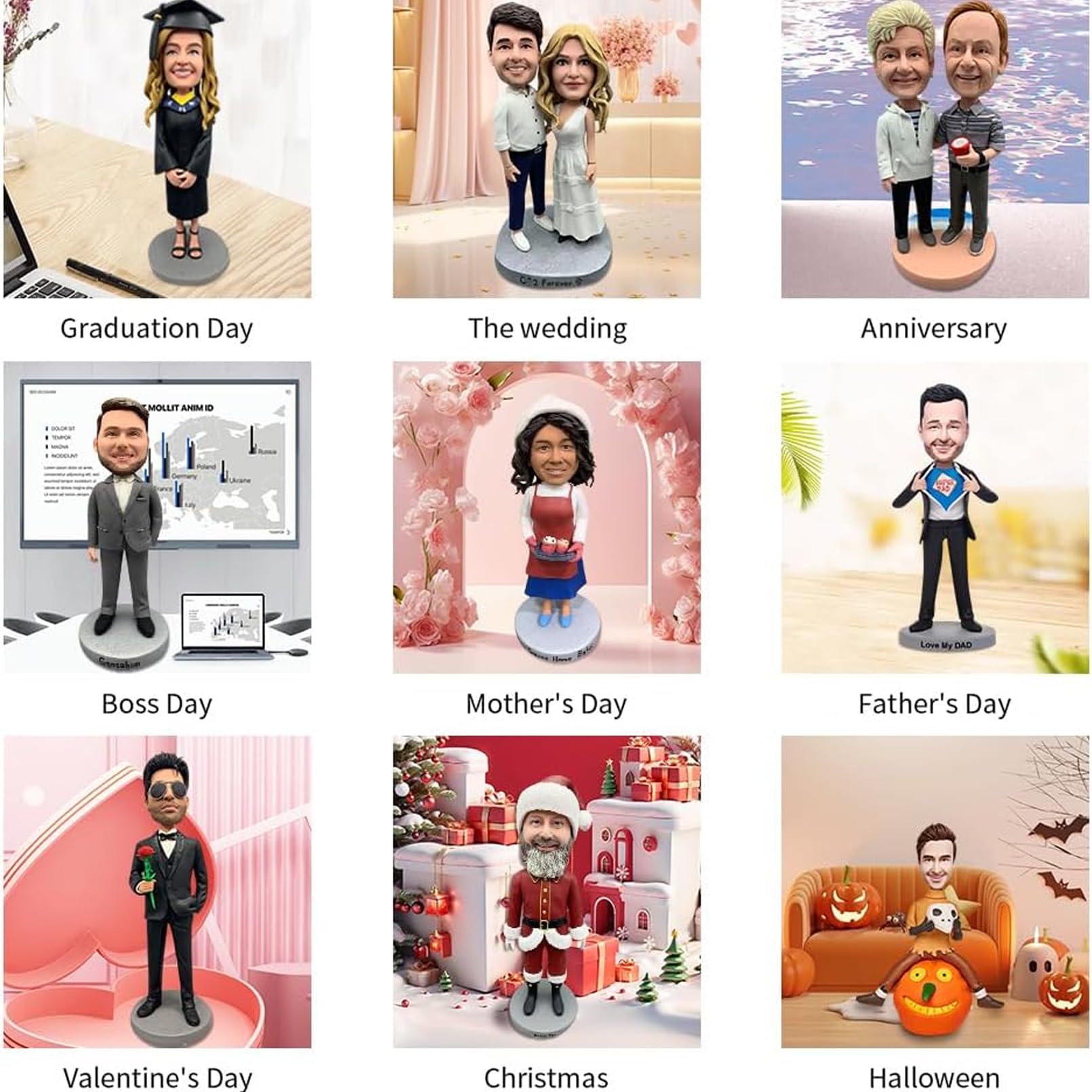 MYBOBBLE personalized sculpture keepsake for memories