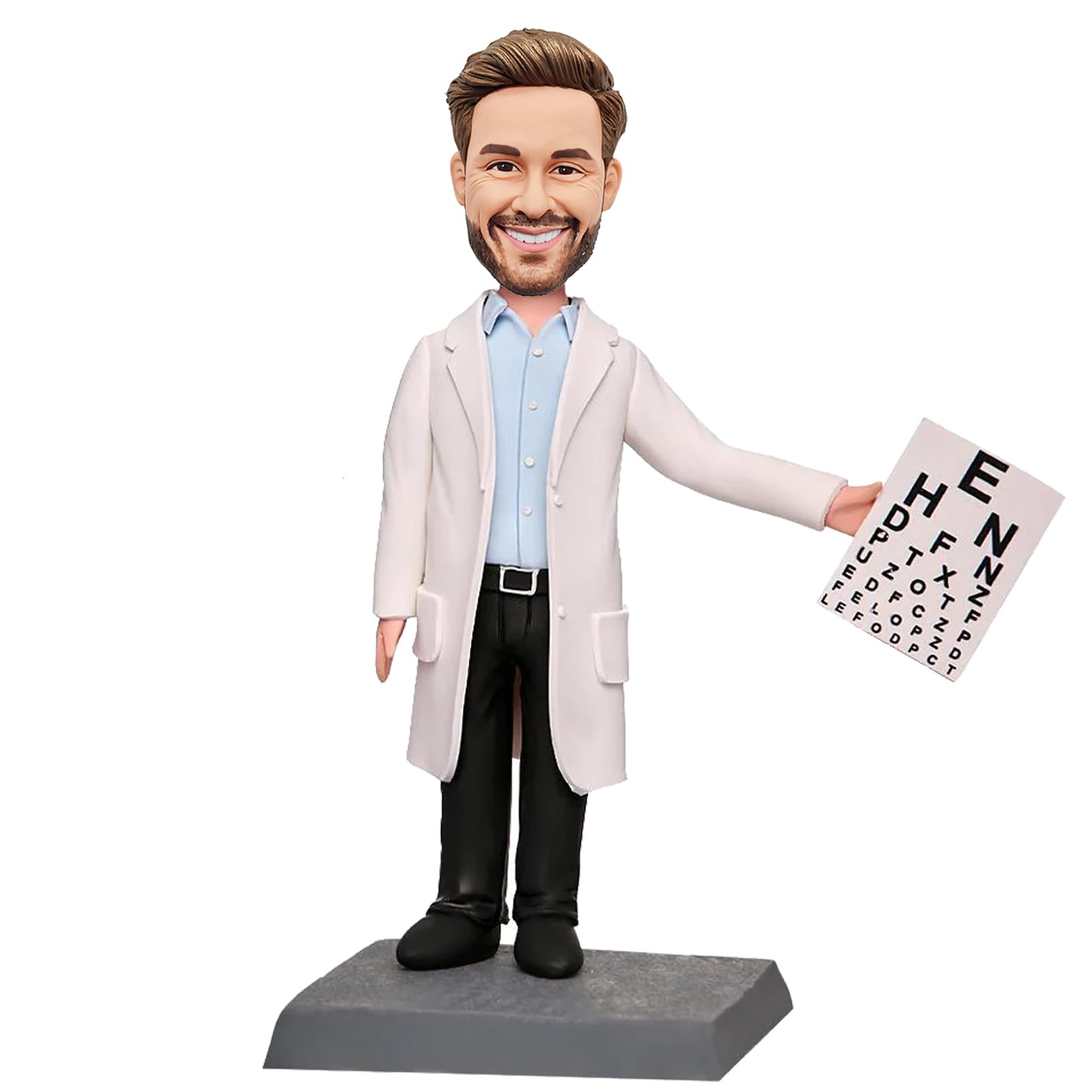 MYBOBBLE custom bobblehead doctor pharmacist holding pill image 3