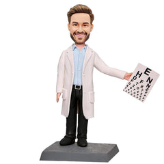 MYBOBBLE custom bobblehead doctor pharmacist holding pill image 3
