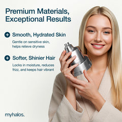 MyHalos shower head filter chlorine removal chrome