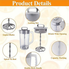 64oz 2 quart BPA-free plastic pitcher