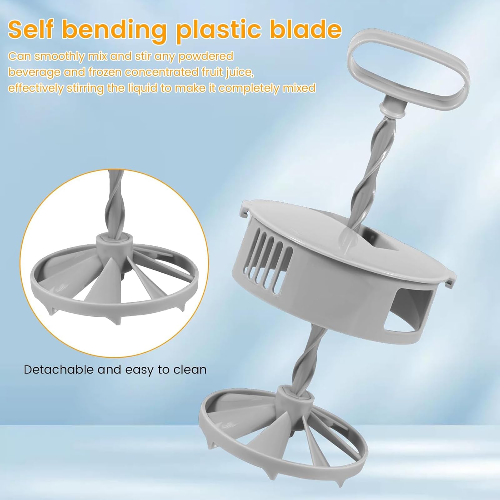 translucent BPA-free plastic mixing pitcher