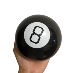 MystiCabin Black Eight Ball fortune telling toy with window
