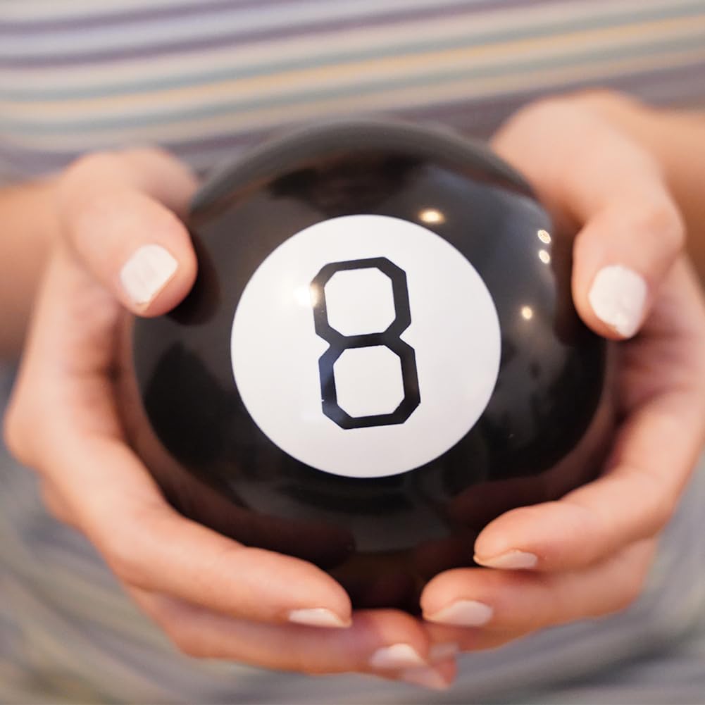 MystiCabin decision making fortune ball retro game close up
