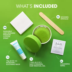 Nad's Wax Kit for full body use with strips