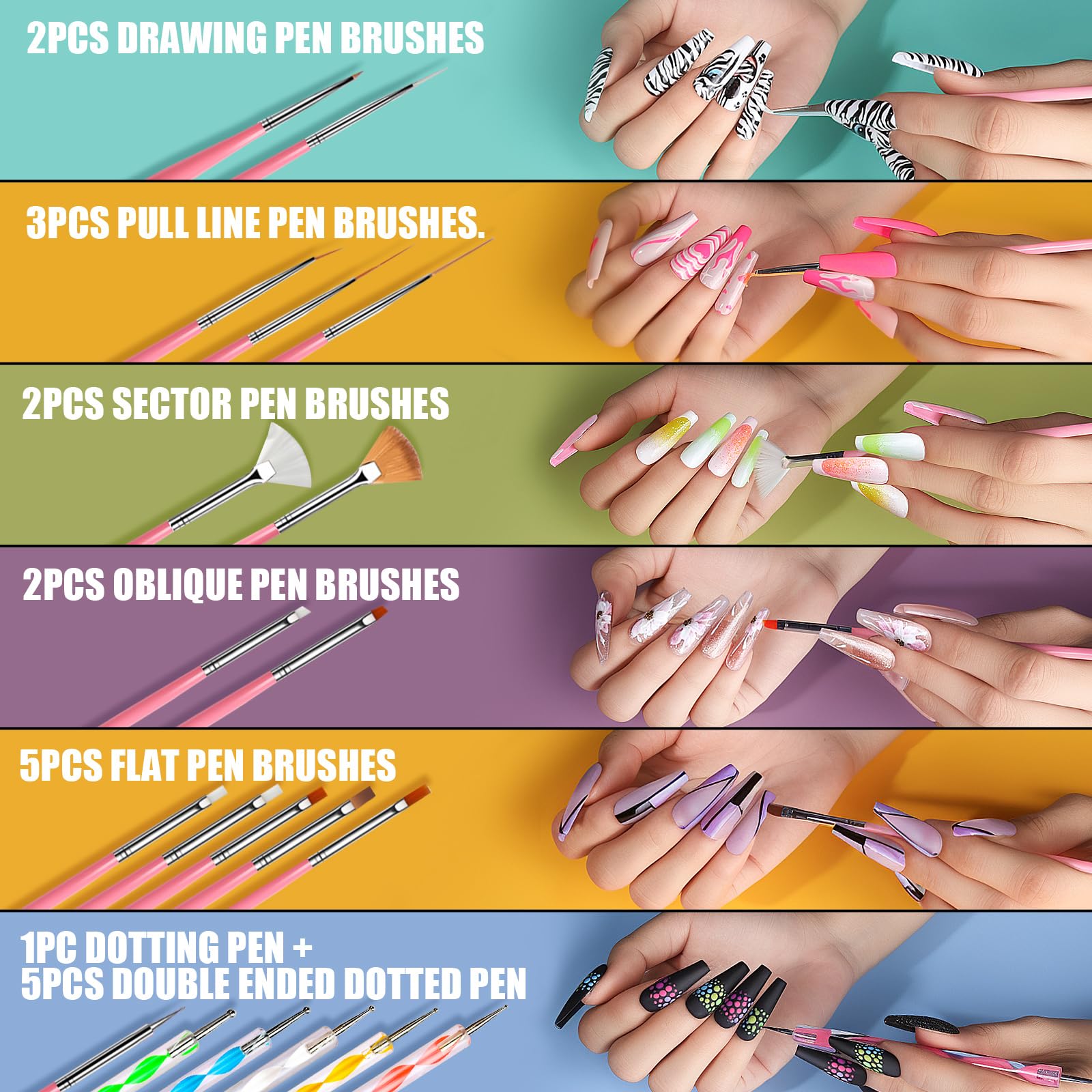Nail stands for painting nails