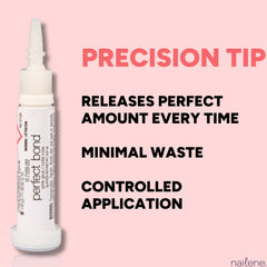 Nailene Perfect Bond Pink Glue 07oz tubes