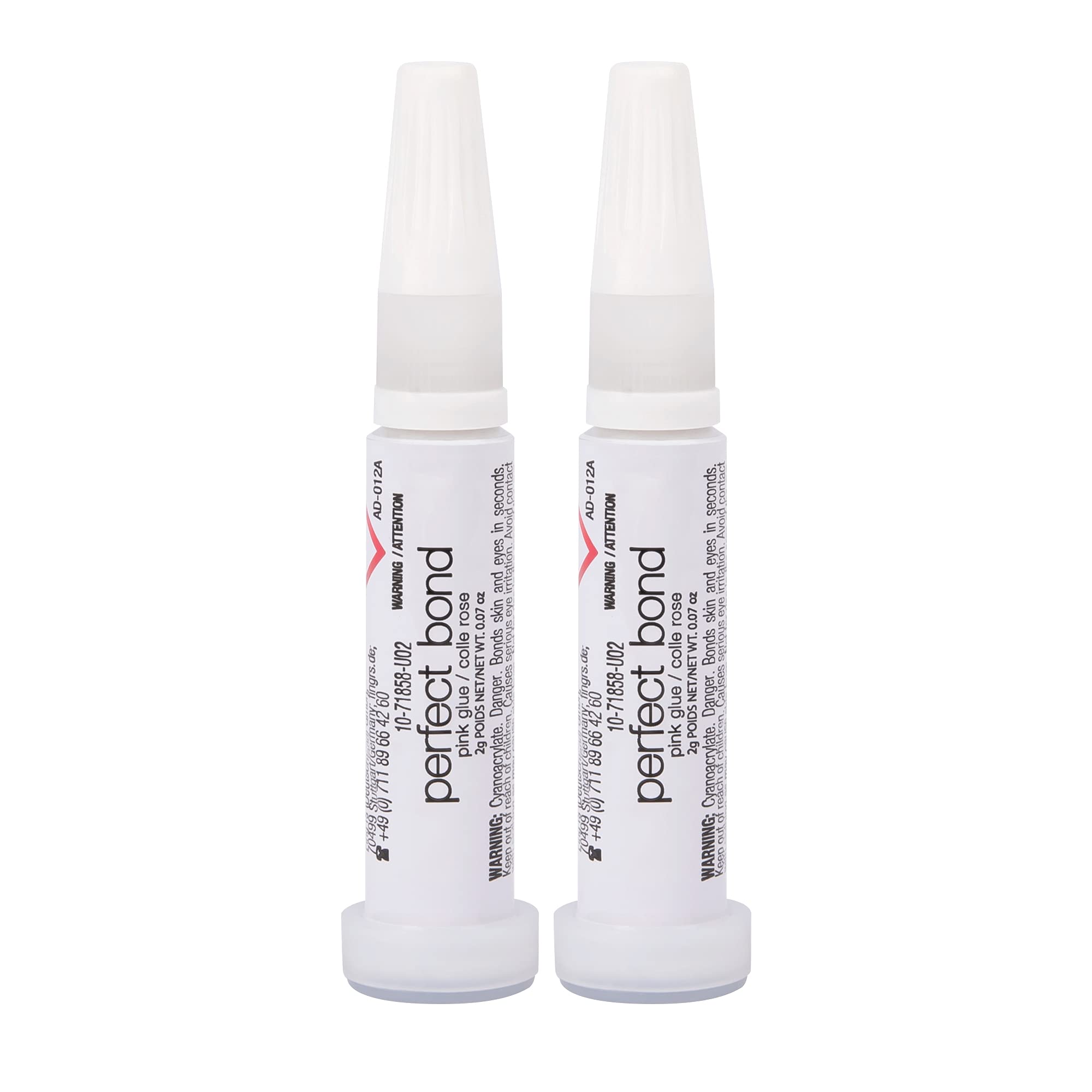 Nailene Perfect Bond Pink Glue 2pk