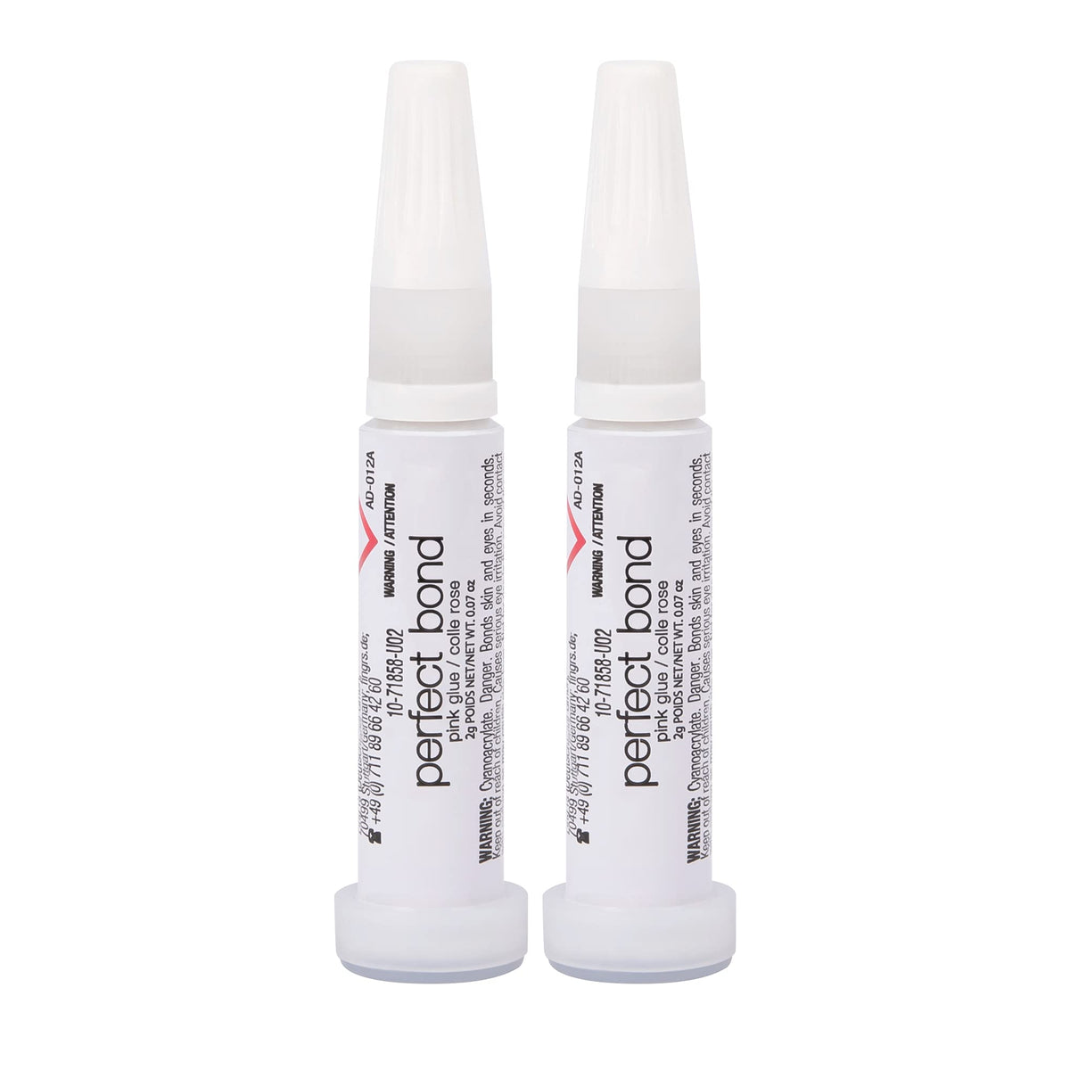 Nailene Perfect Bond Pink Glue 2pk