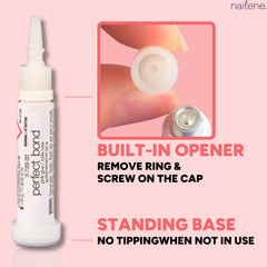 Nailene press on nails glue 2pack