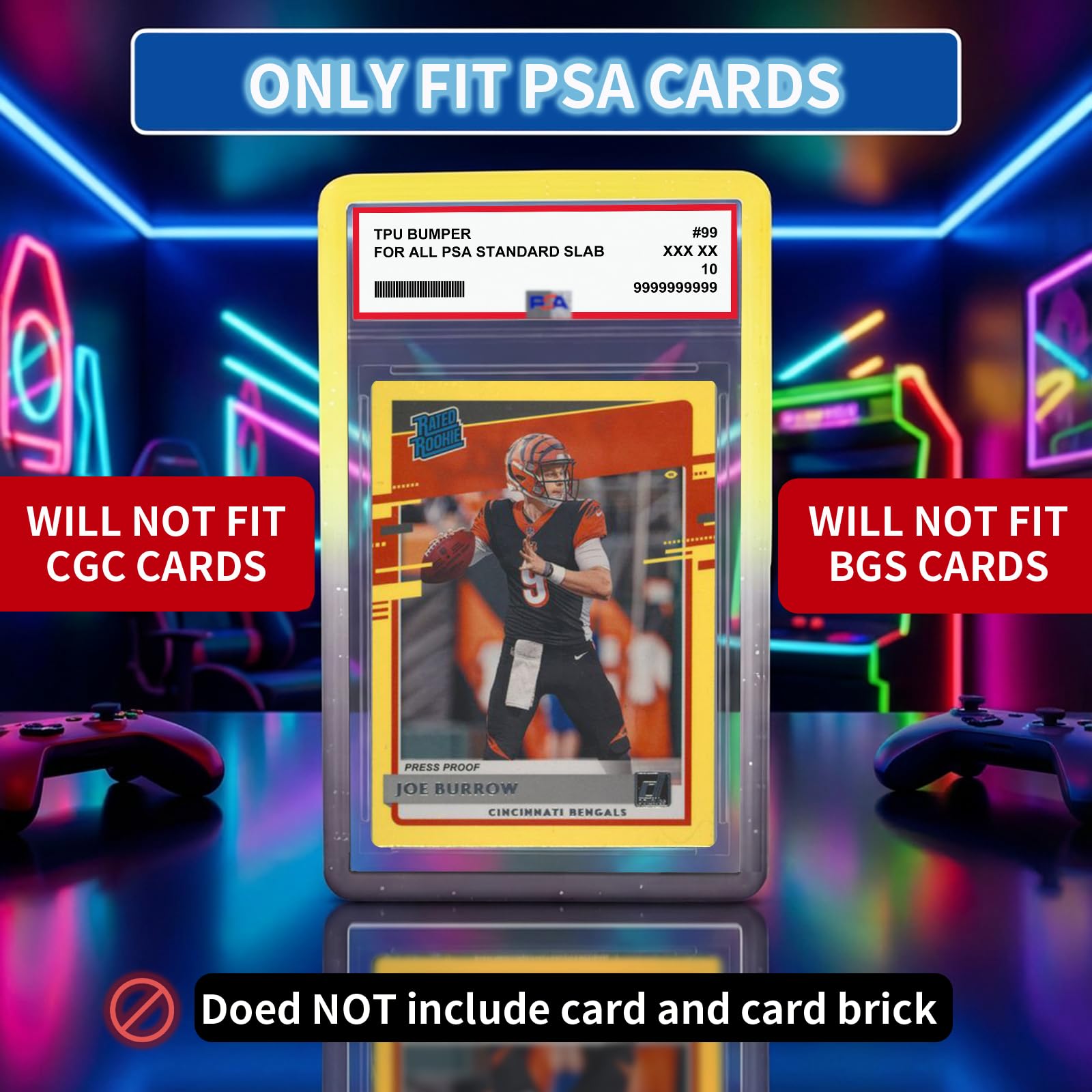 TPU slab guard provides clear visibility for PSA cards