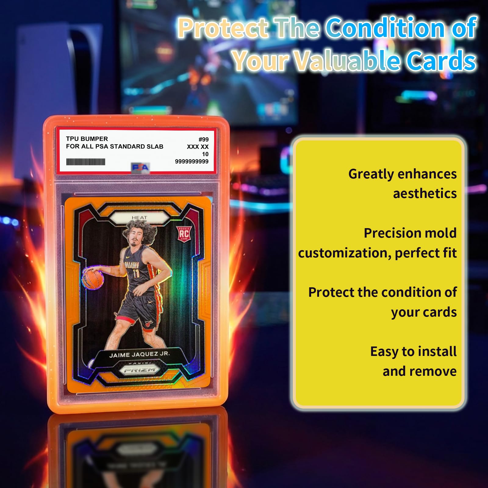Not compatible with BGS CGC PSA standard size cards