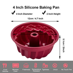 Oven microwave safe Nalchois silicone pans for baking