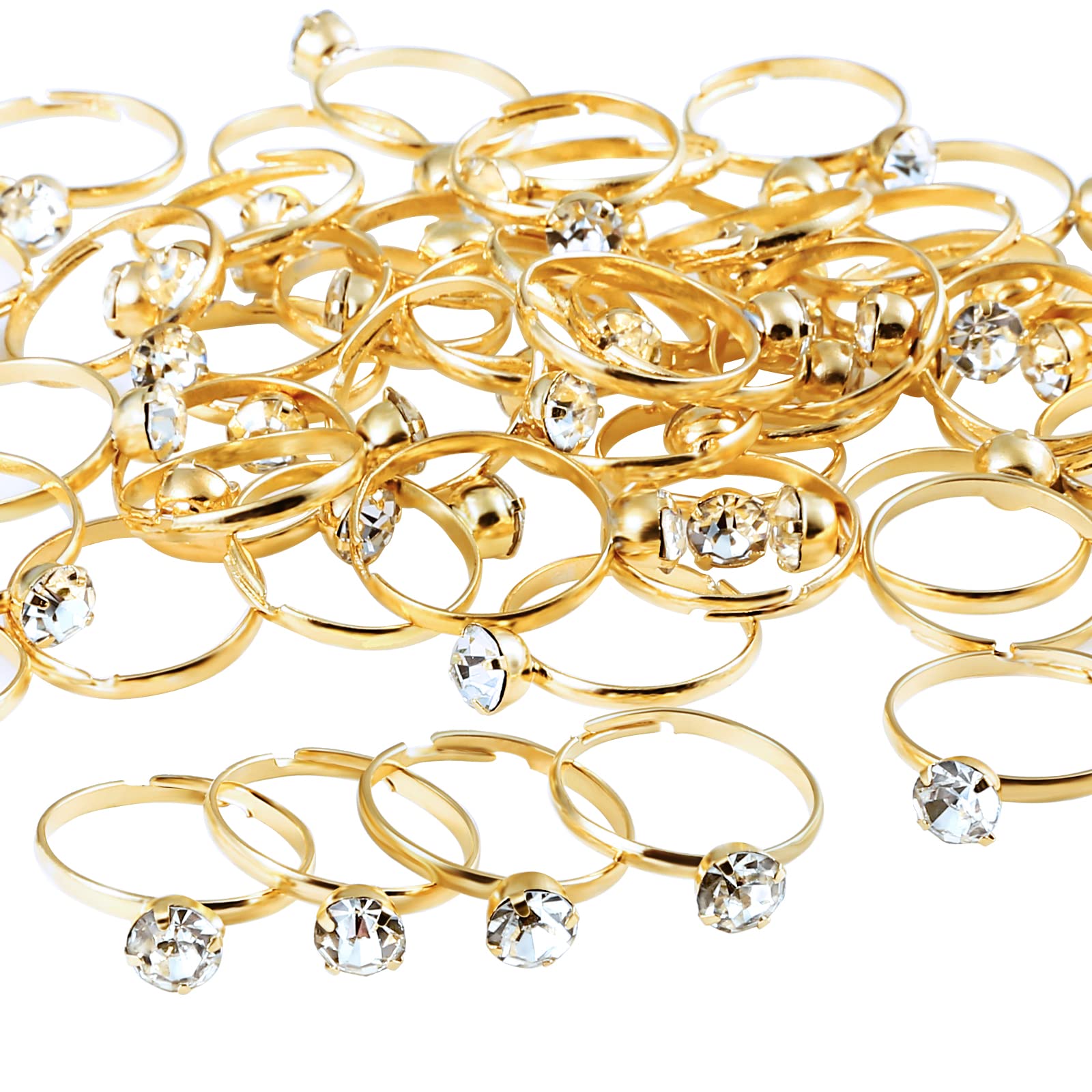 Naler 52 packs golden diamond engagement rings product group