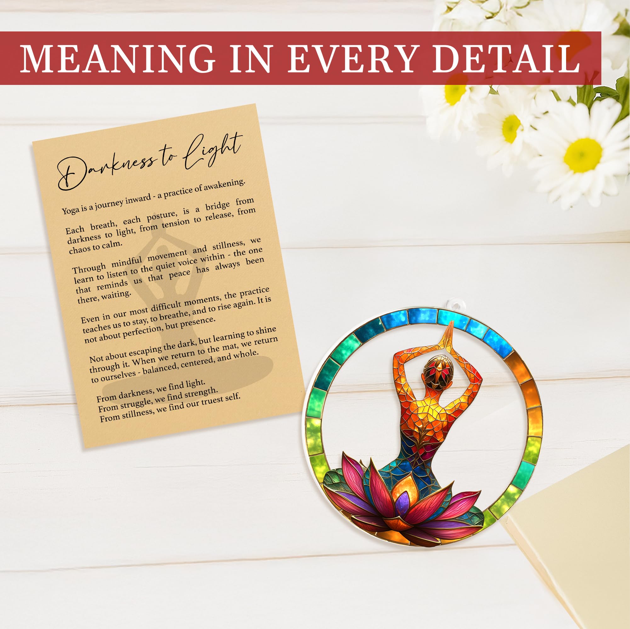 Namaste Meditation Gift Ornament for Yoga Enthusiasts