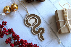 Includes rustic twine for hanging ornament