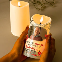 Remembrance gift memorial candle for loved ones