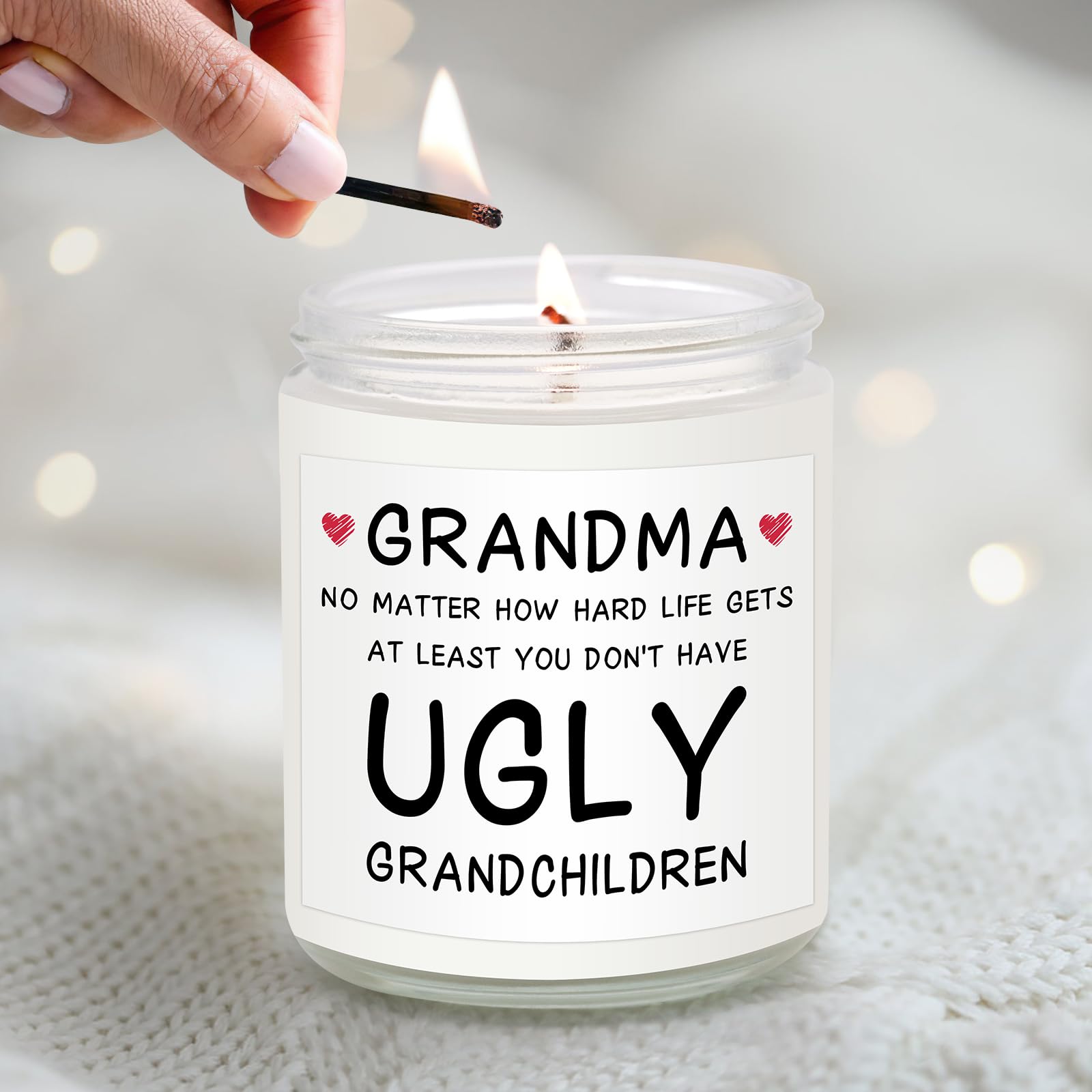 Nana gifts candle 100 percent soy wax hand poured