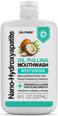 Nano-Hydroxyapatite oil pulling mouthwash bottle 8oz