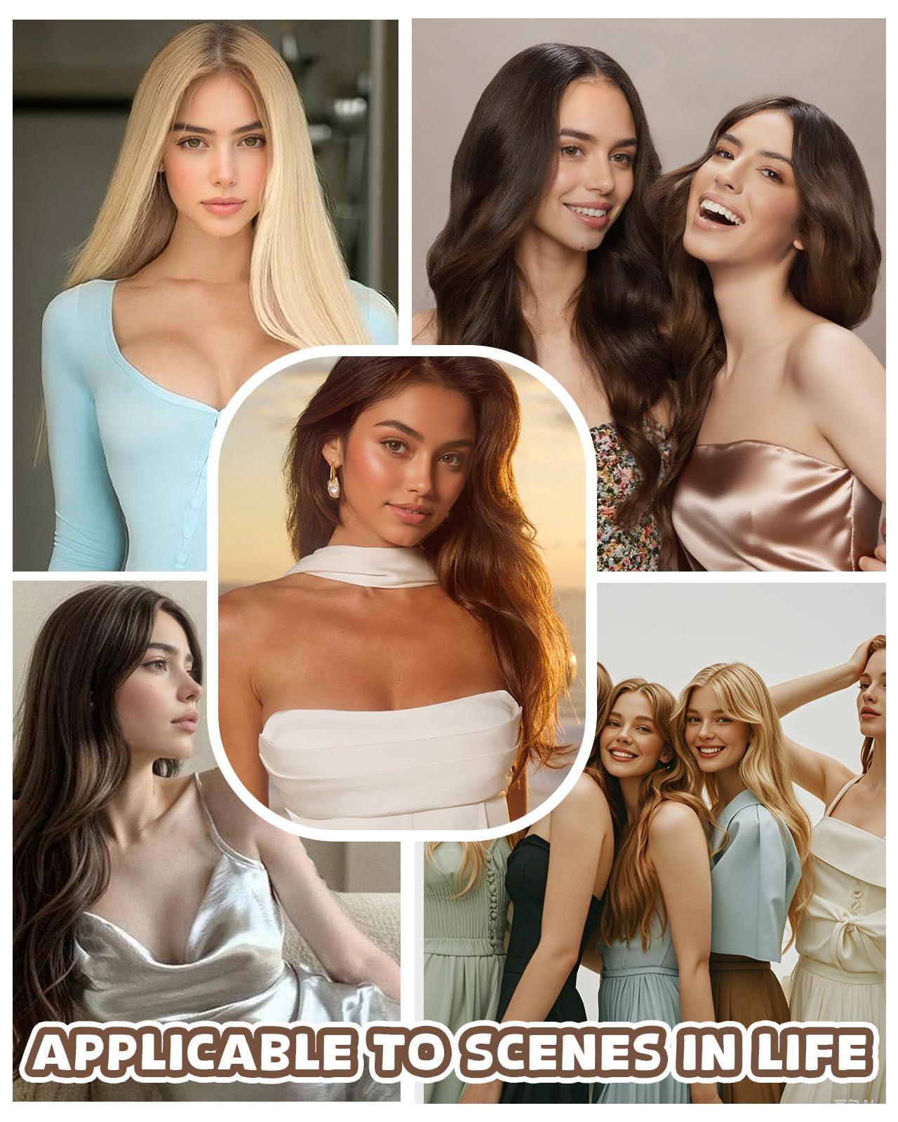 post installation styling options for nano ring hair extensions