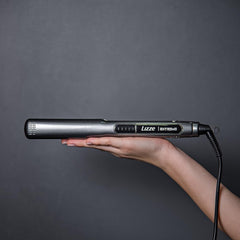 Close up of Nano Titanium technology straightener