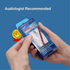 20 ready-to-use strands in a pull-out box for hearing aids