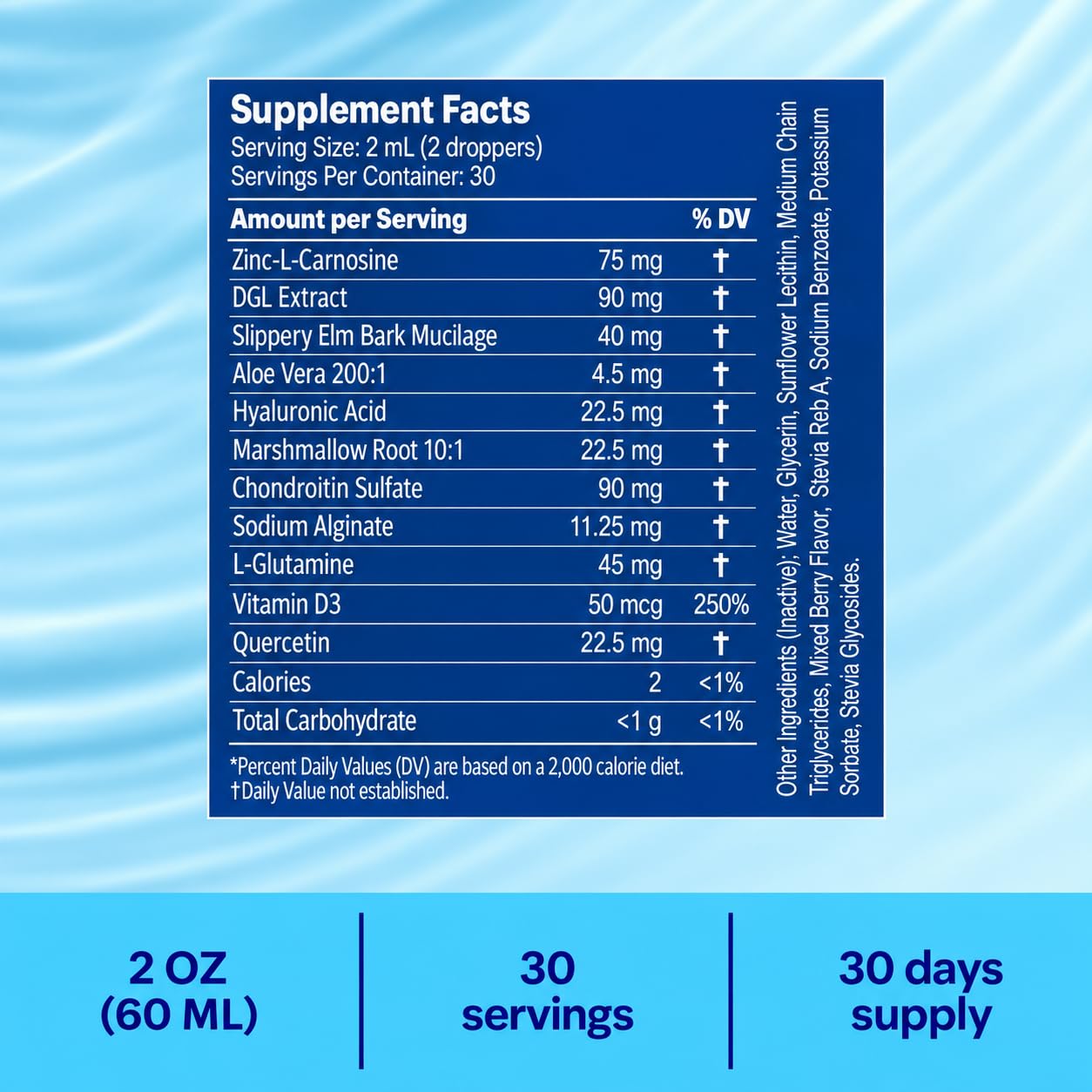 EsoRepair upper digestive support liquid formula bottle