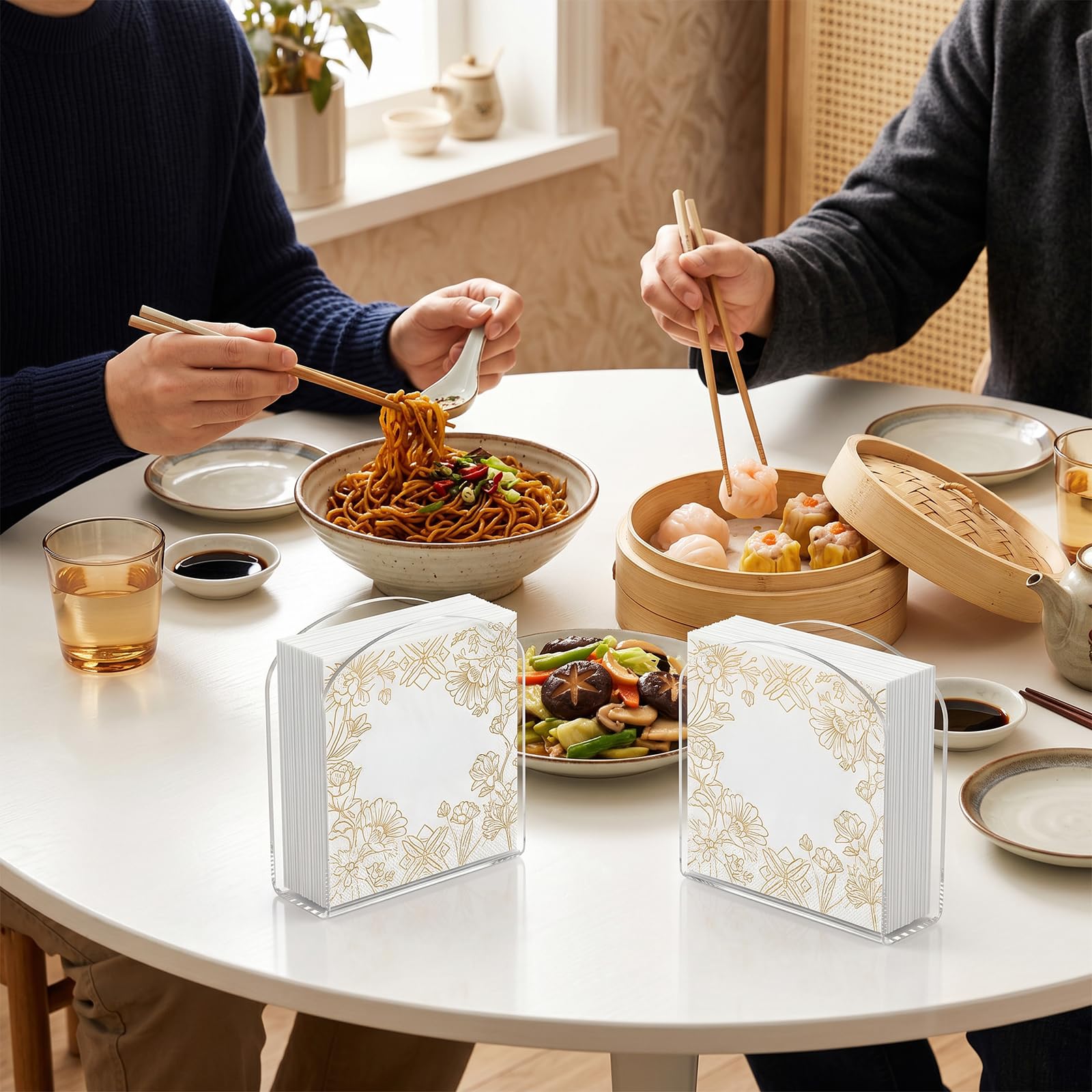 Napkin holder suitable for cafes and bars