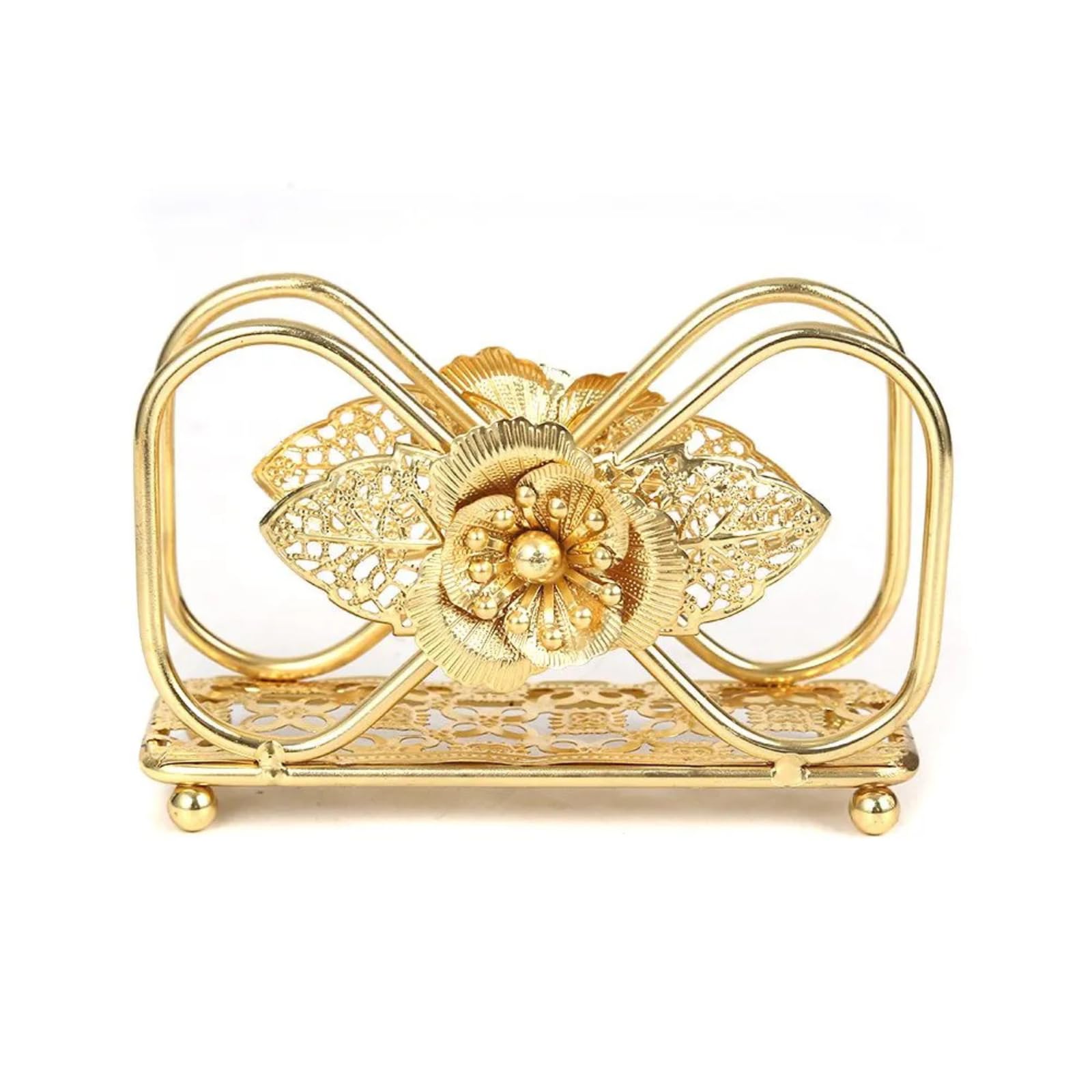 One piece package of gold napkin holder