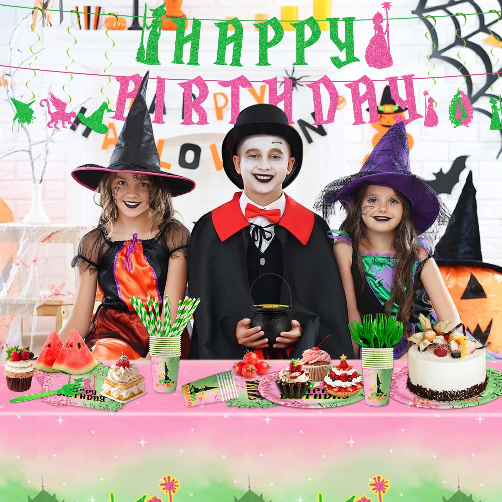 Witch party cups and napkins 20pcs image