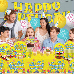 Tablecloth size 70.8x43 inches in yellow for party decor