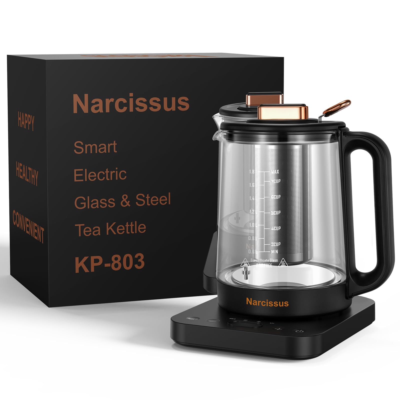 12 months replacement or refund and 24 months after-sales service for Narcissus kettle
