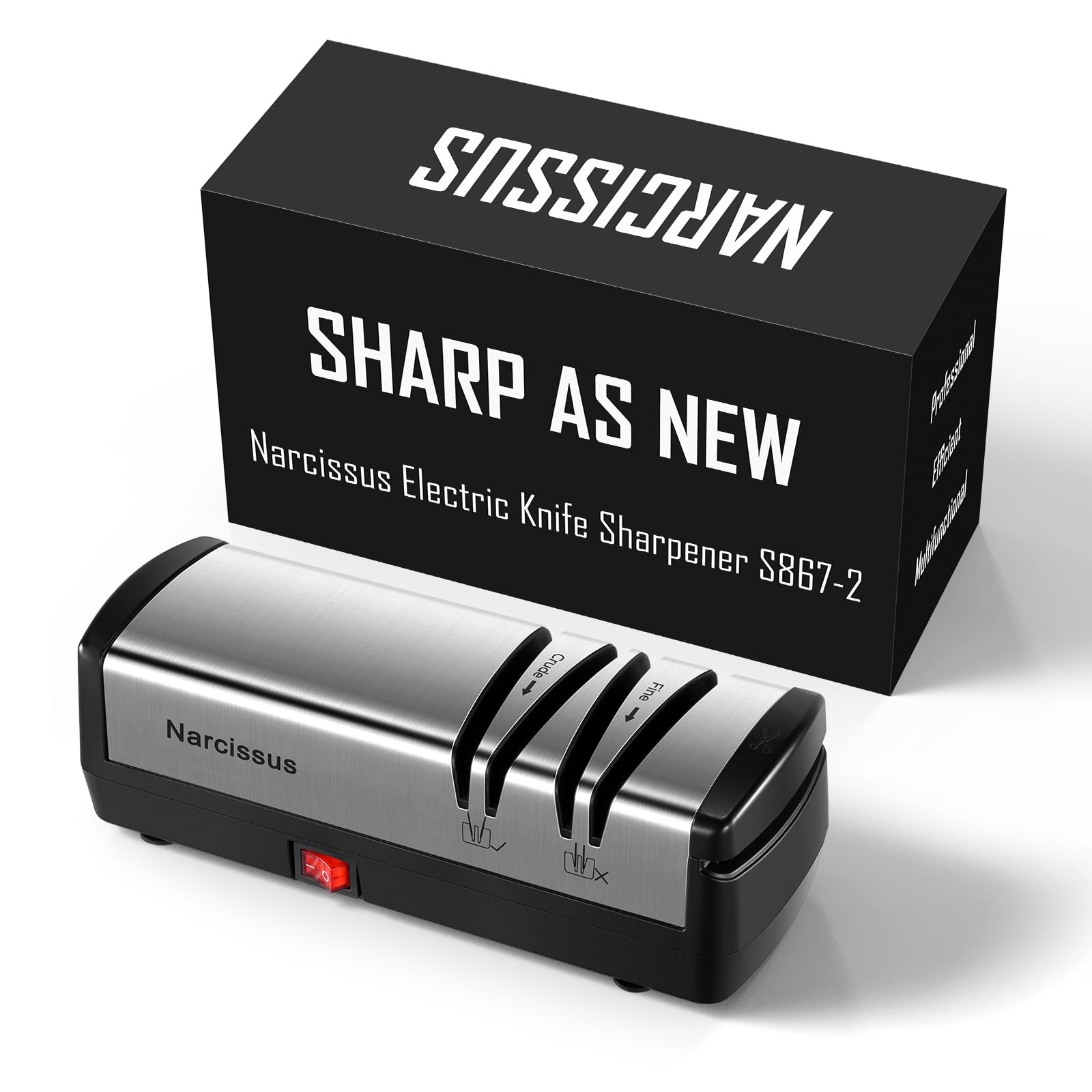 Narcissus S867 silver knife sharpener image