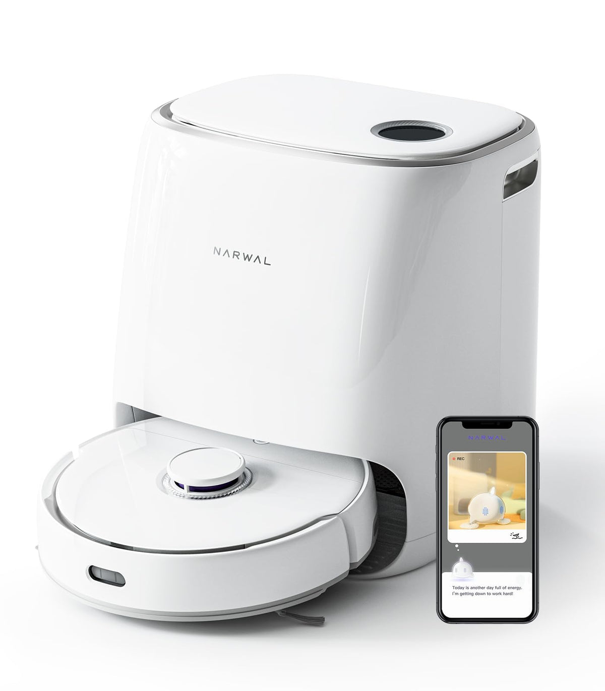 Narwal Freo robot vacuum and mop comb product image