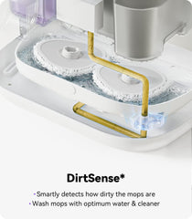 Narwal Freo washing and drying capability close up
