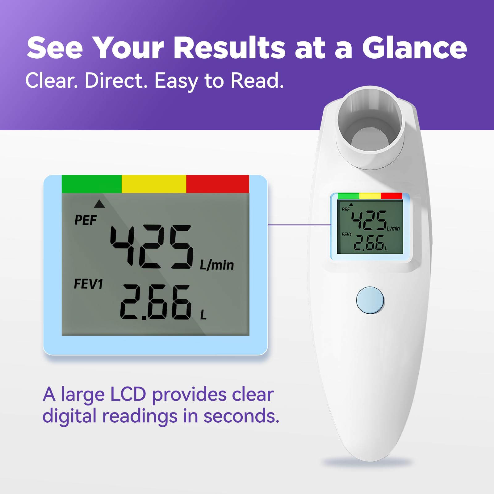 Asthma diary paper included with Nascool Peak Flow Meter