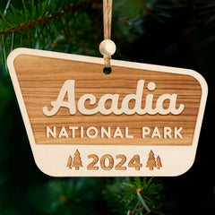 Acadia National Park ornament for travelers 2024