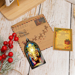 Nativity themed Christmas Ornament 2025 gift ready