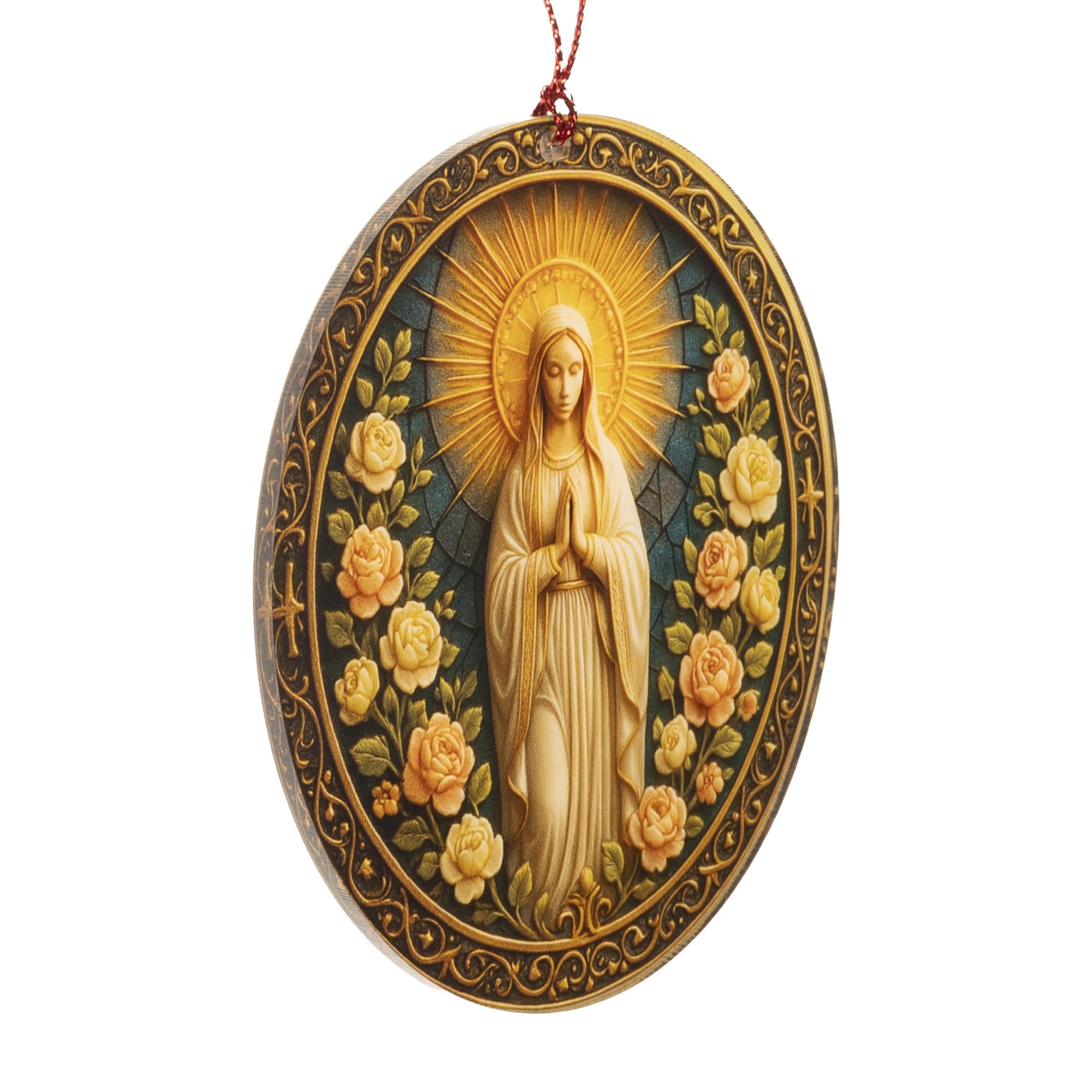 Car Mirror Hanging Ornament Mary Ornament Nativity decor