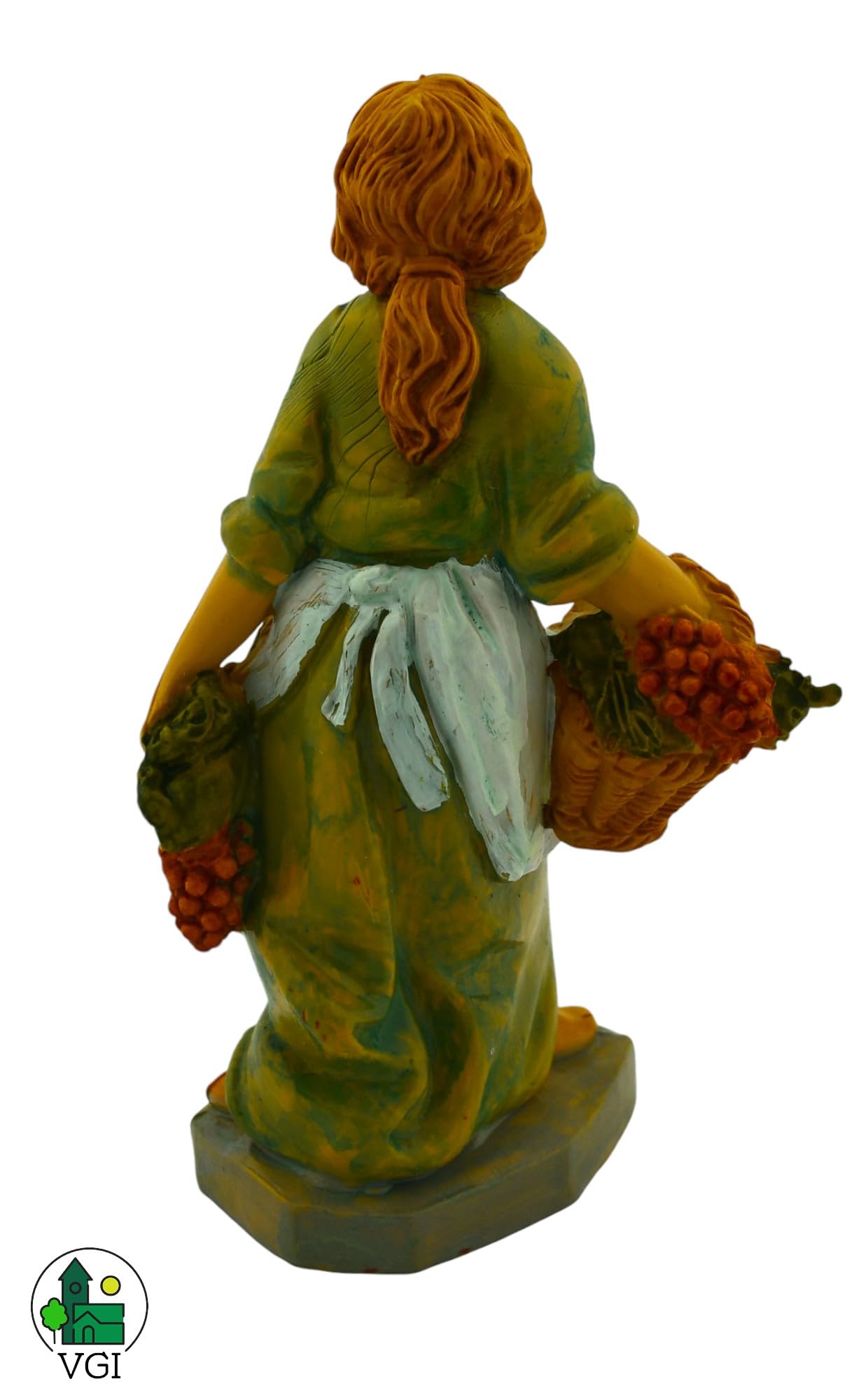 Grapes carried by Nativity Villager for Christmas display