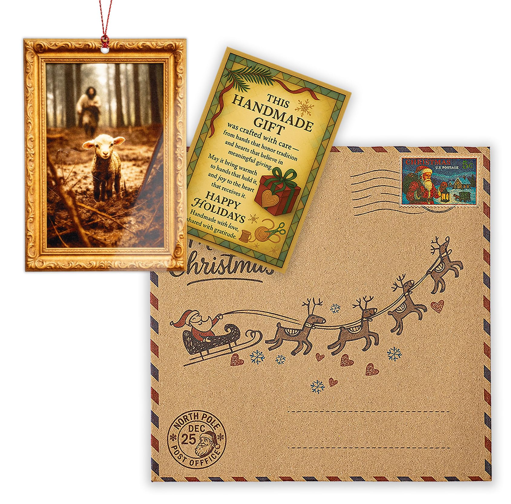 Nativityxmas 2 ornament by RUSATEN for religious Christmas decor