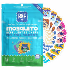 NATPAT Buzz Patch mosquito patch stickers for kids on clothing