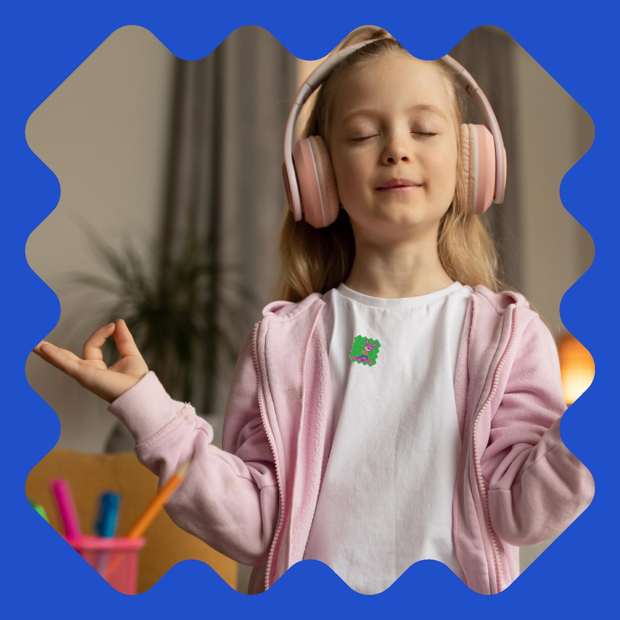 NATPAT Zen Patch kid friendly mood sticker with animal icon