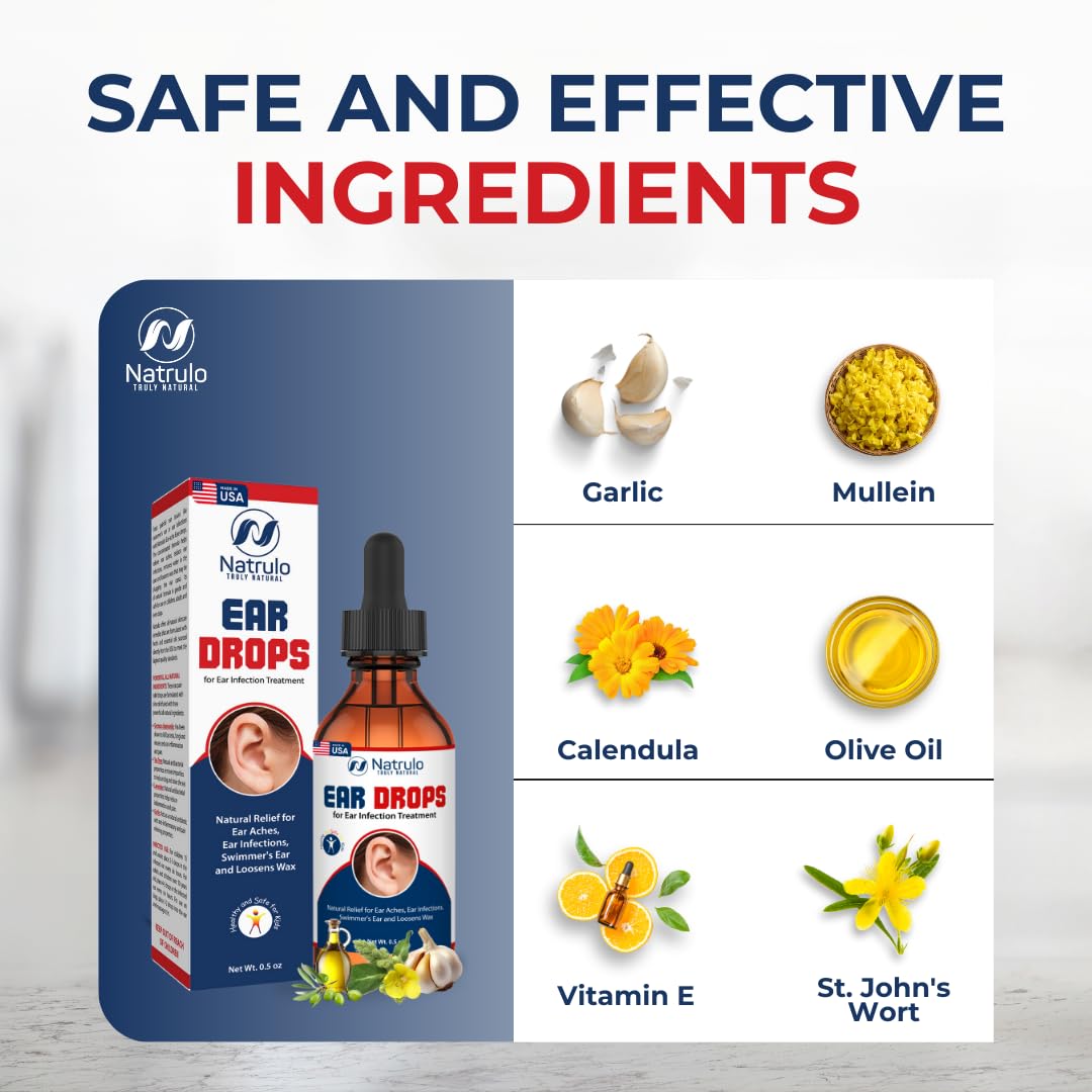 Natrulo Ear Drops for swimmers ear application