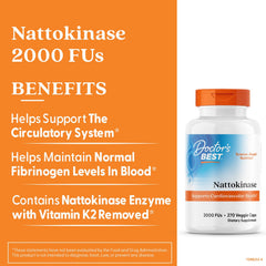 Natto-derived nattokinase enzyme vegan capsules